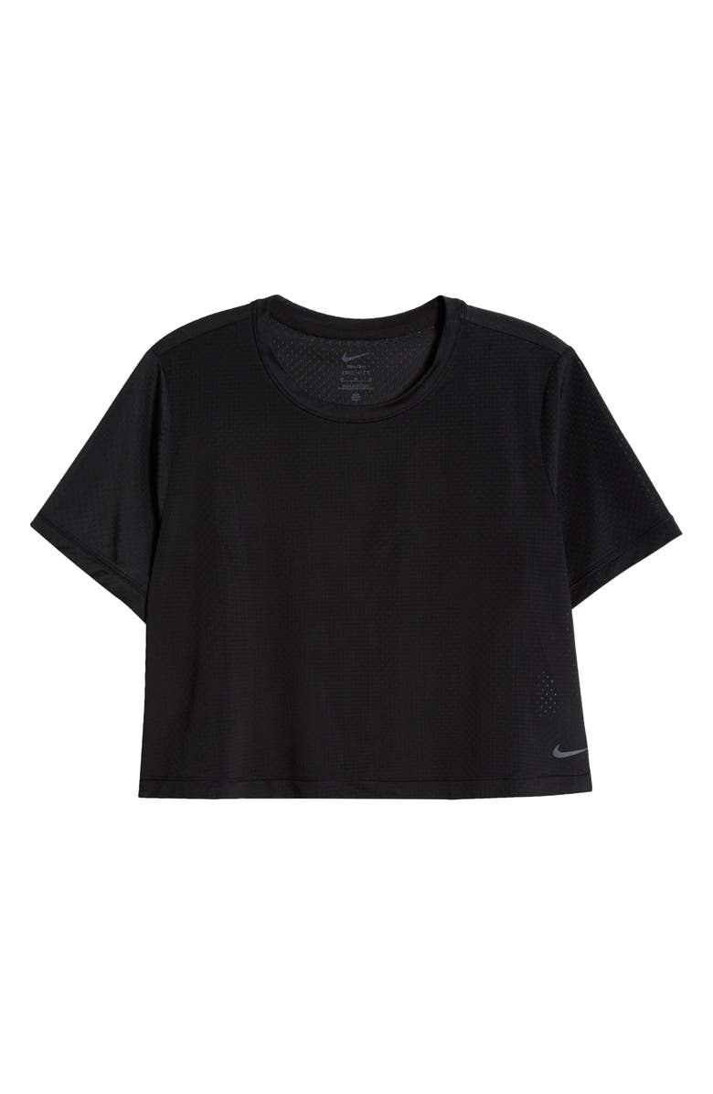 Nike One Classic Breathe Dri-FIT T-Shirt, Alternate, color, Black/ Black