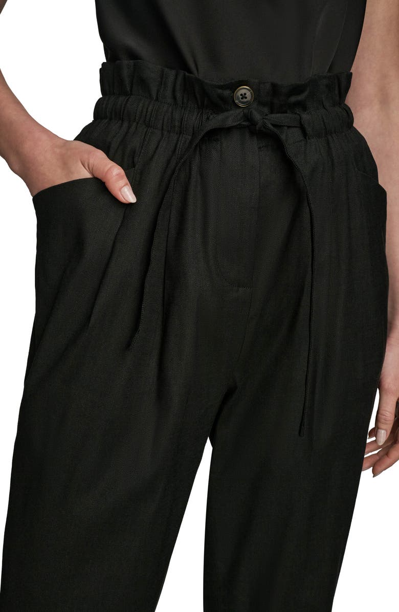 Donna Karan New York Paperbag Waist Drawstring Pants, Alternate, color, 