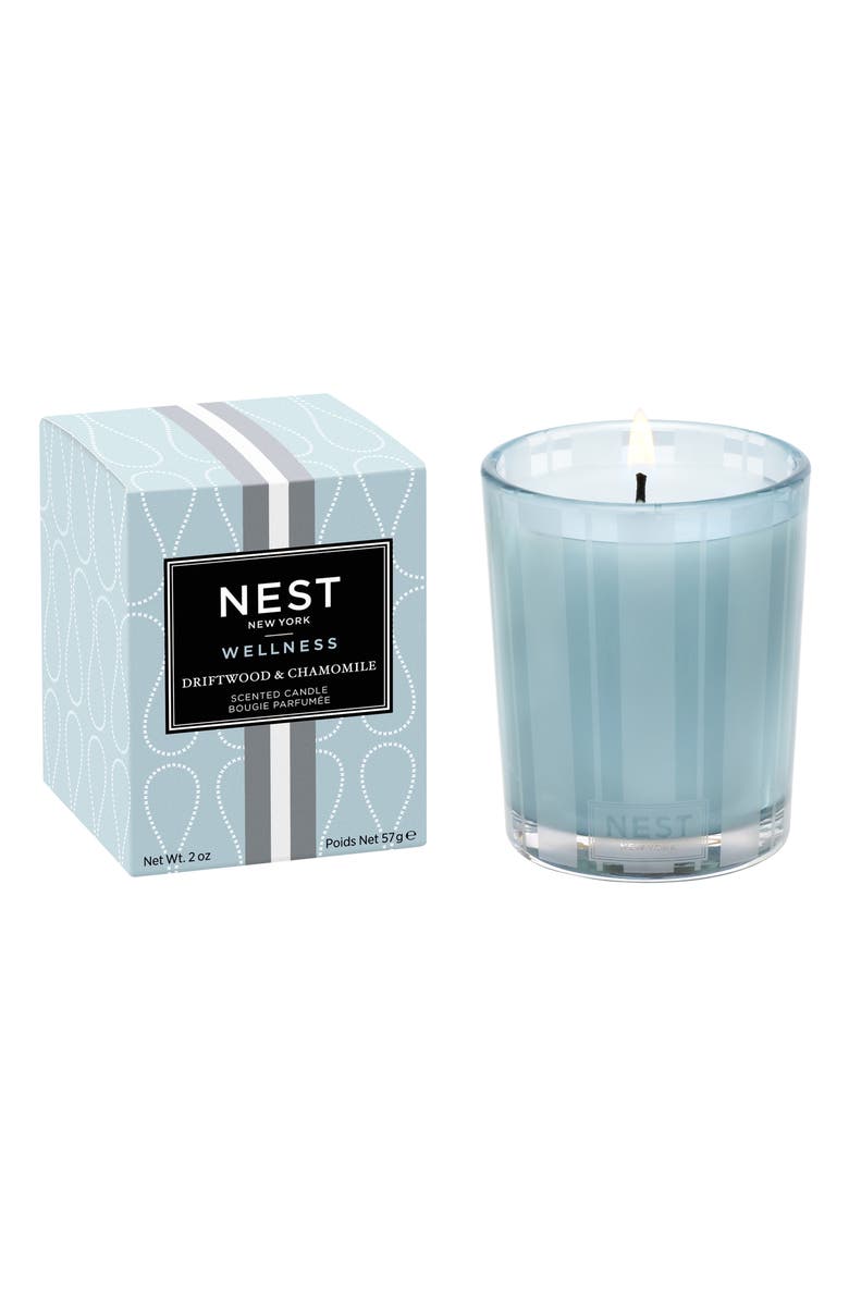 NEST New York Driftwood & Chamomile Scented Candle, Alternate, color, 