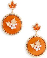 Leith Pumpkin Pie Drop Earrings