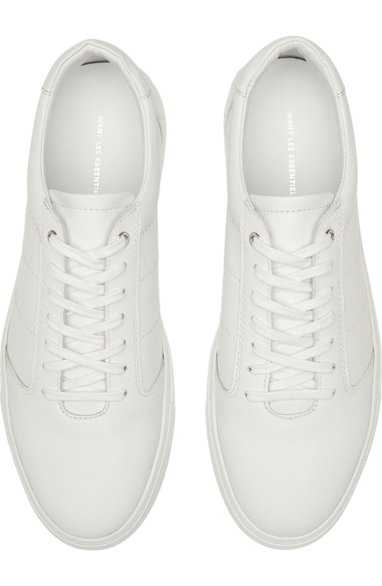 Want Les Essentiels Lennon 2.0 Smooth Leather Low Sneaker, Alternate, color, White