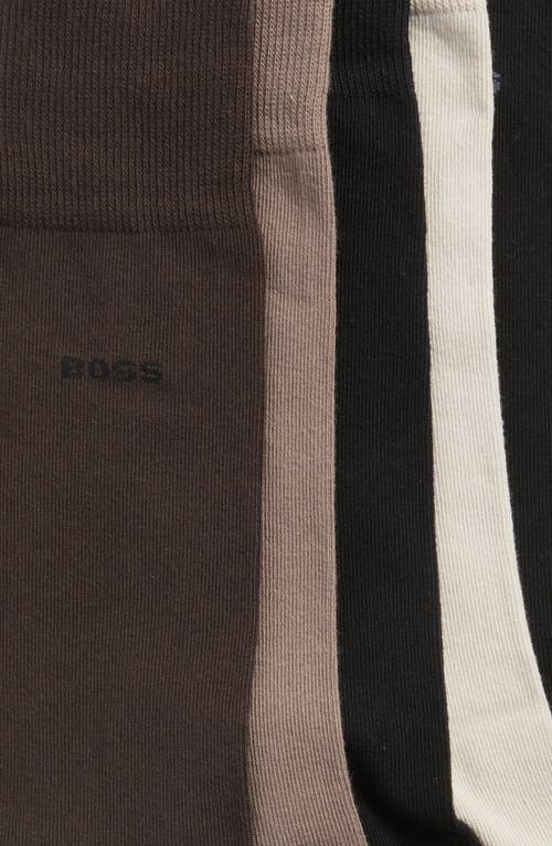 Hugo Boss Boss Assorted 5-pack Crew Socks In Multi