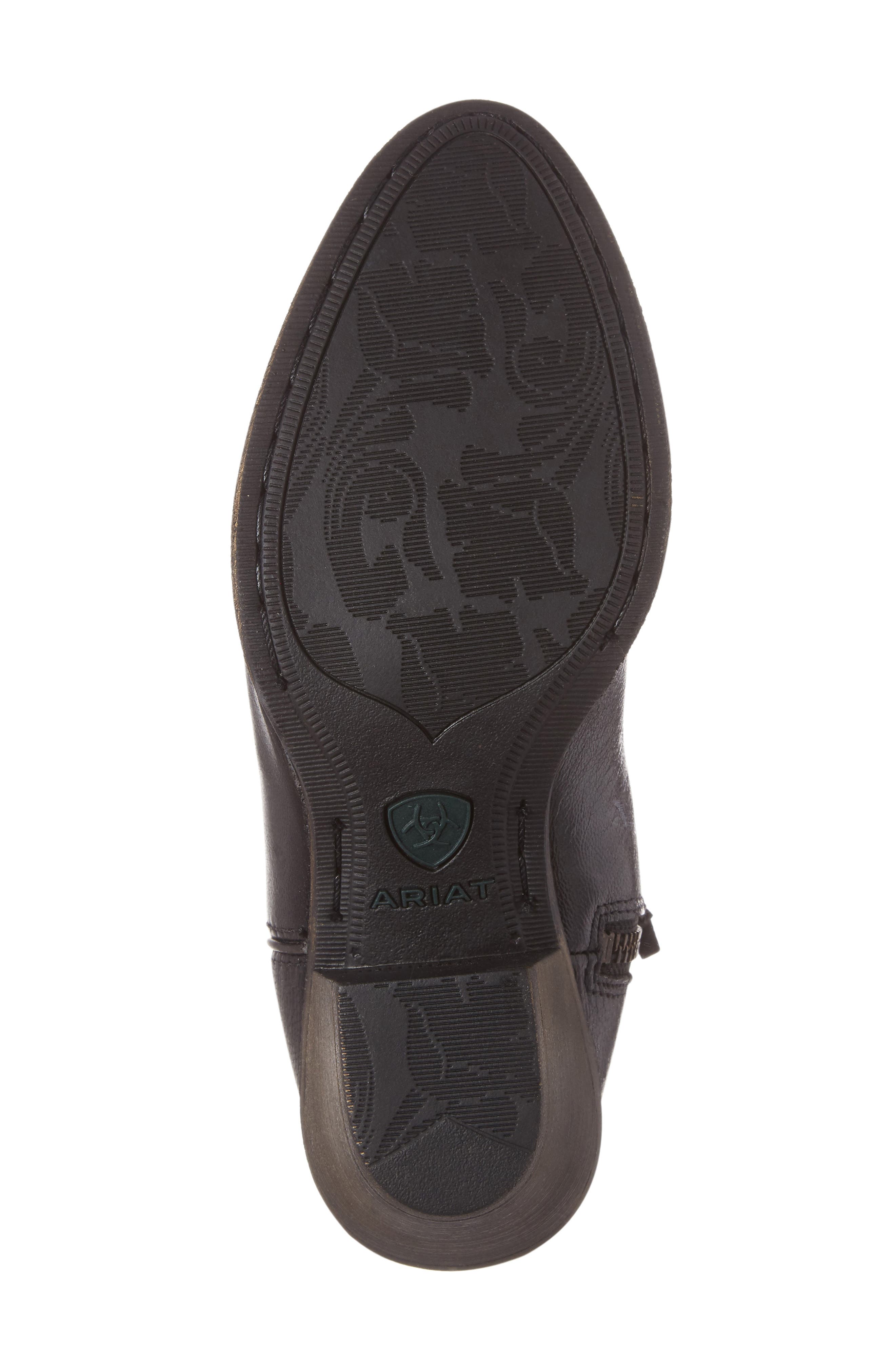 Darlin Short Western Boot, Alternate, color, OLD BLACK LEATHER