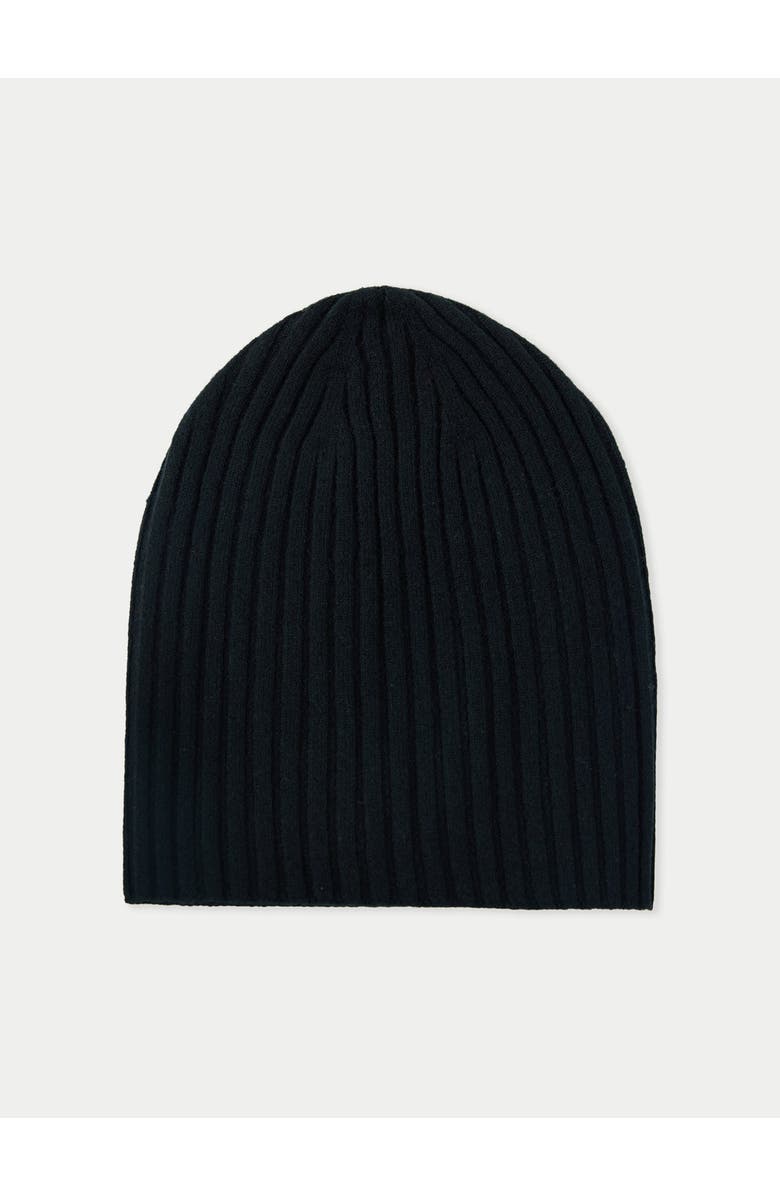 GOBI Mongolian Cashmere Cashmere Rib Knit Hat, Main, color, Black