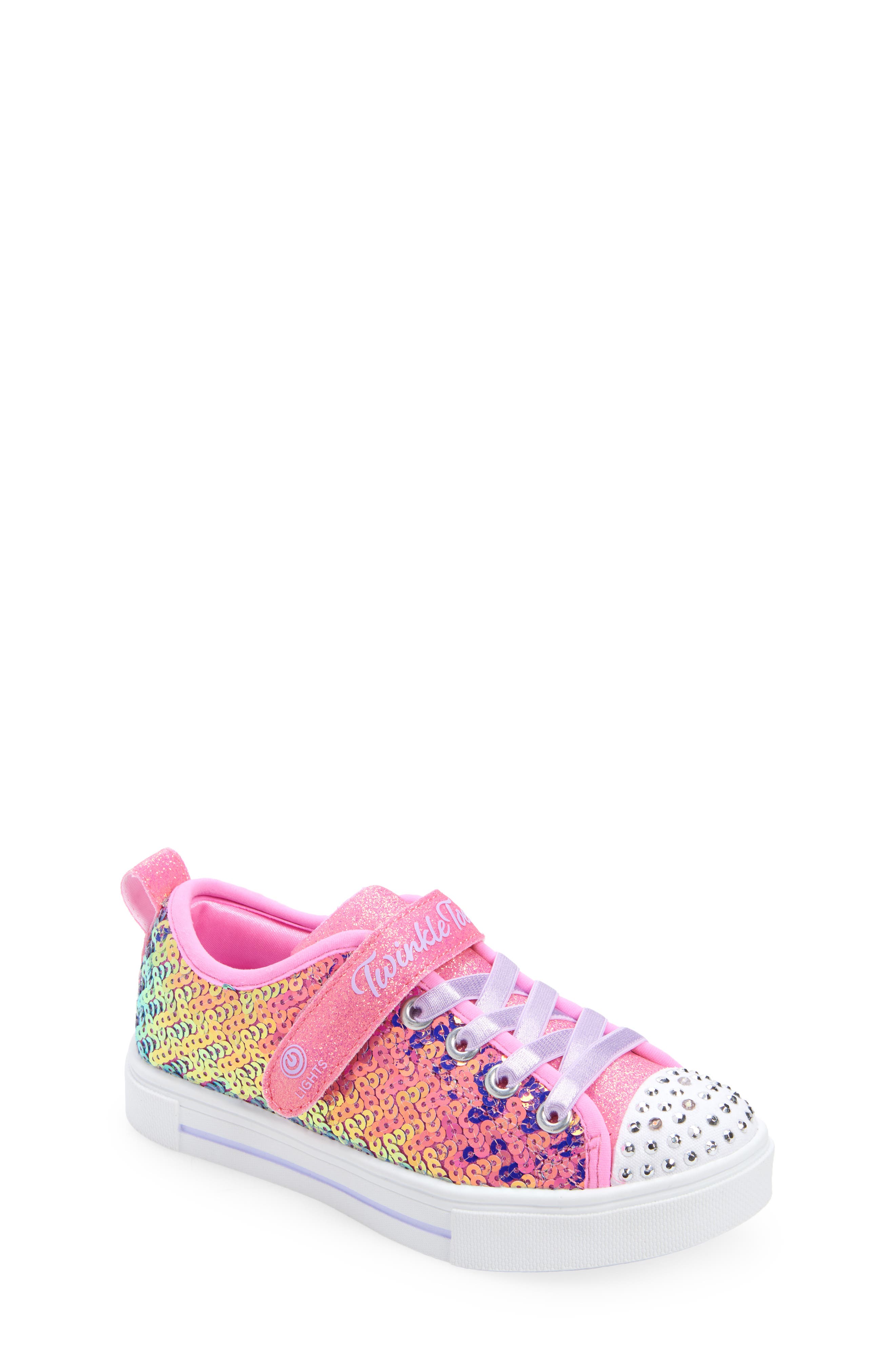 SKECHERS Kids' Twinkle Sparks Light-Up Sneaker, Main, color, 