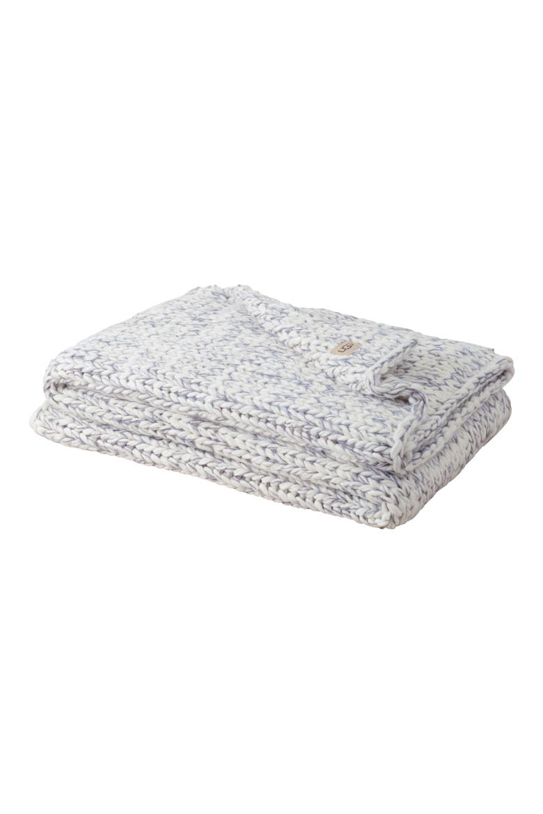 Eloise Throw Blanket, Main, color, DENIM