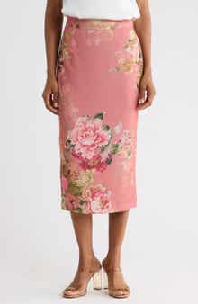 JASON WU Rose Print Skirt