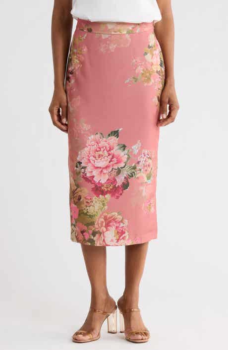 JASON WU Rose Print Skirt