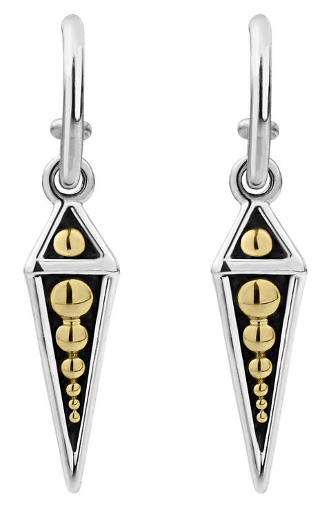 KSL Pyramid Spike Drop Earrings