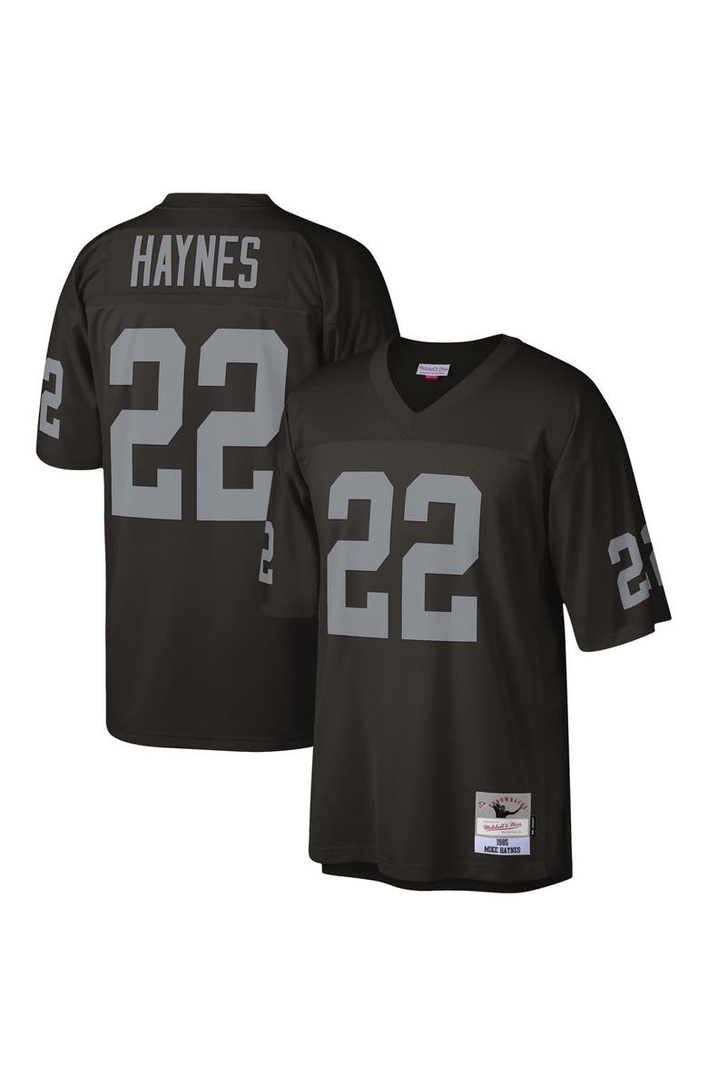 Mitchell & Ness Men's Mitchell & Ness Mike Haynes Black Las Vegas Raiders Legacy Replica Jersey, Alternate, color, Black