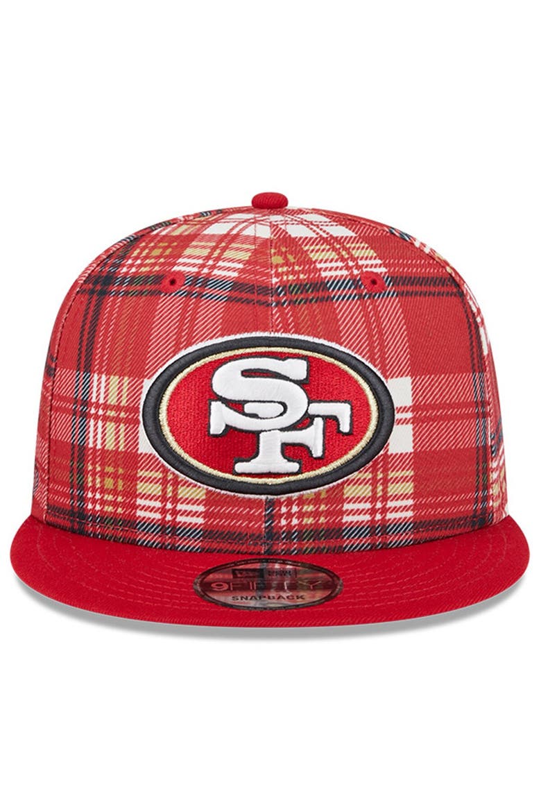 Men's New Era Scarlet San Francisco 49ers 2024 Sideline Statement 9FIFTY Snapback Hat, Alternate, color, Scarlet