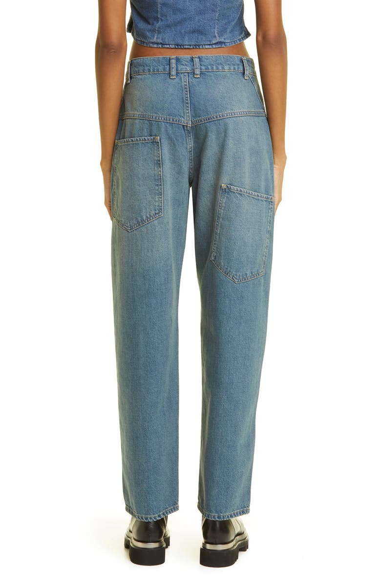 Miaou Echo Drop Crotch Low Rise Baggy Jeans, Alternate, color, 