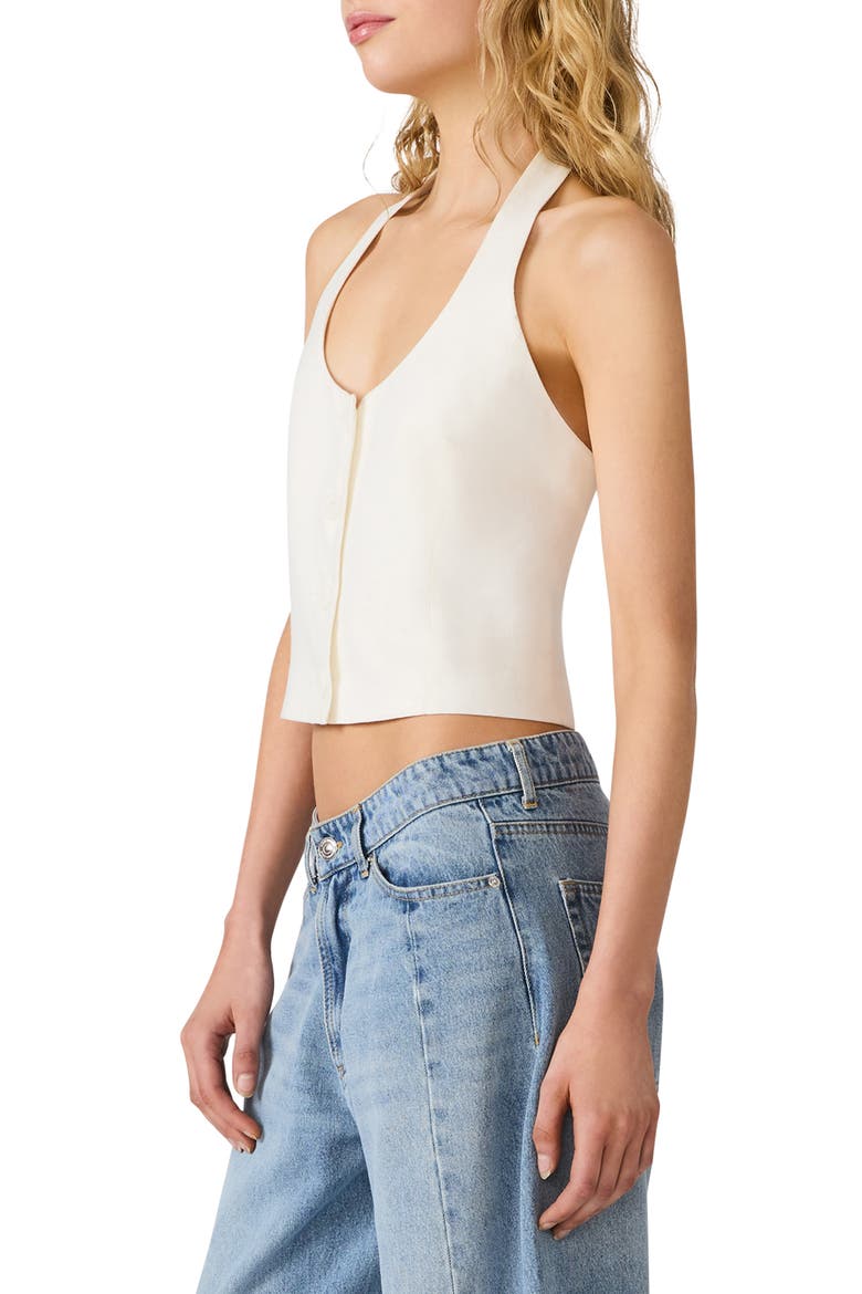 Vala Halter Vest, Alternate, color, ANTIQUE