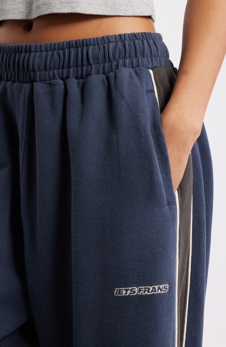 Iets Frans Cotton Fleece Wide Leg Joggers, Alternate, color,