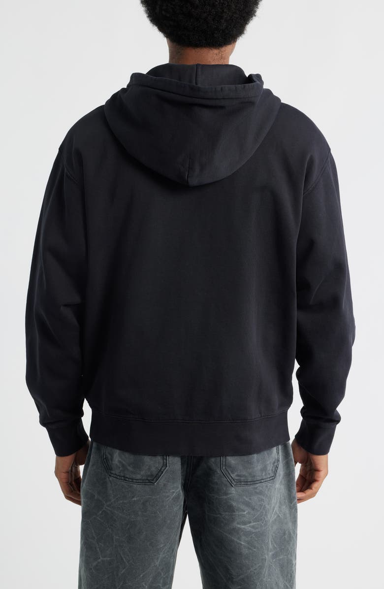 Obey Control Faded Zip Hoodie, Alternate, color, Digital Black Faded Wash