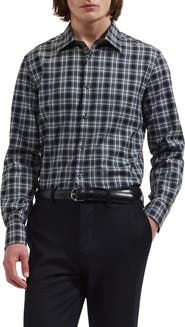 Bugatchi Julian Shaped Fit Stretch Shirt