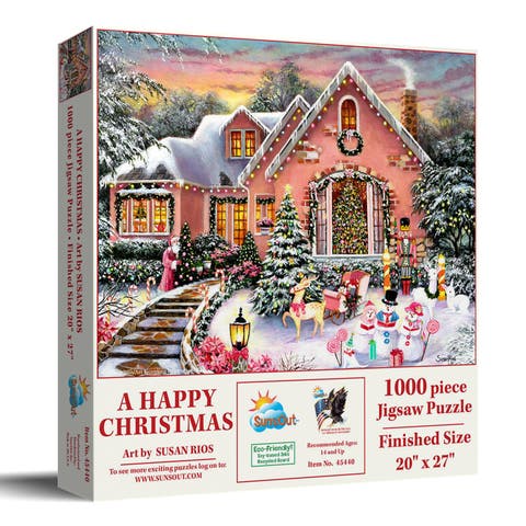 A Happy Christmas 1000 piece Jigsaw Puzzle for Adults