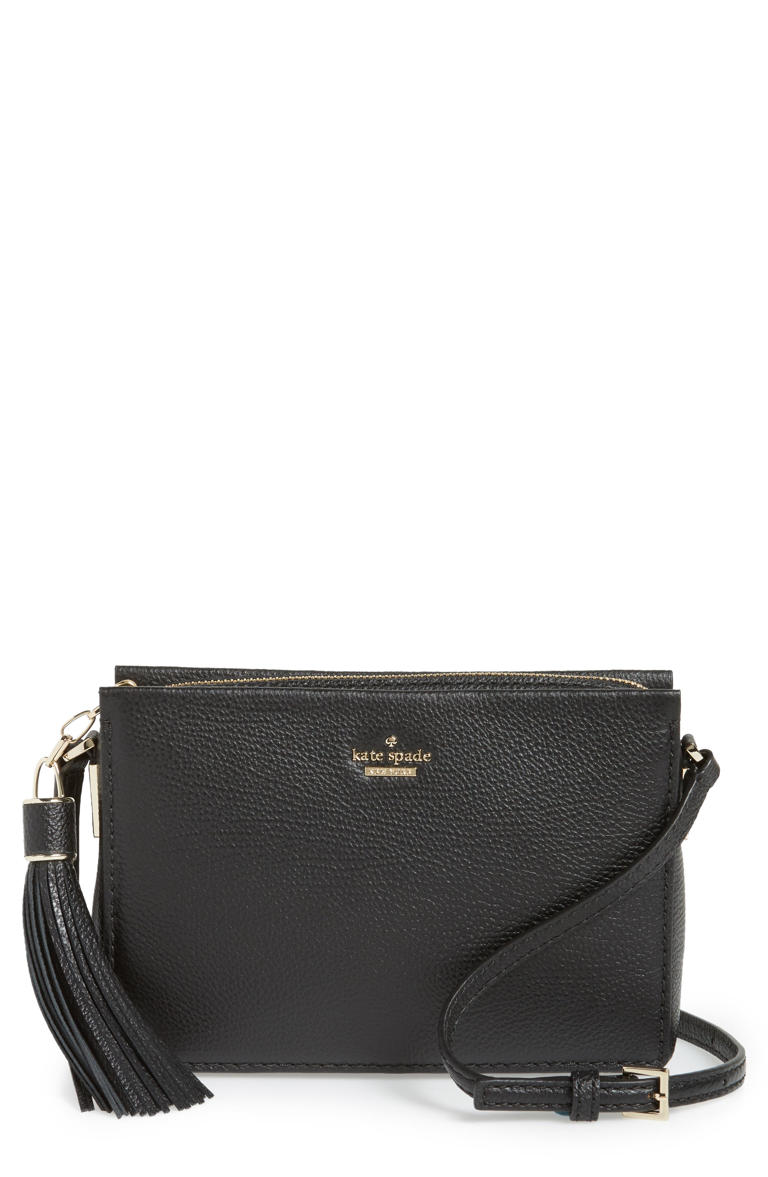 Kate Spade New York kingston drive - gillian leather crossbody bag, Main, color, 