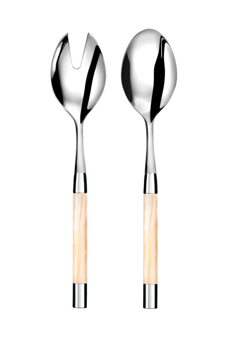 Conty - Salad Servers, Main, color, Pearl