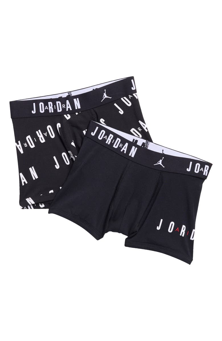 Jordan Kids' 2-Pack Briefs, Main, color, Black