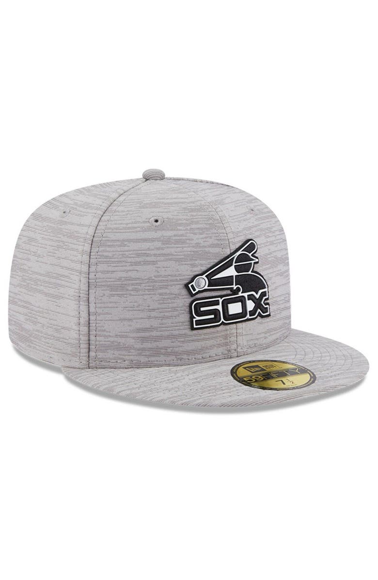New Era Men's New Era  Gray Chicago White Sox 2023 Clubhouse 59FIFTY Fitted Hat, Alternate, color, 