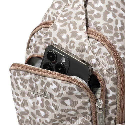 Baggallini Central Park Sling Bag In Neutral