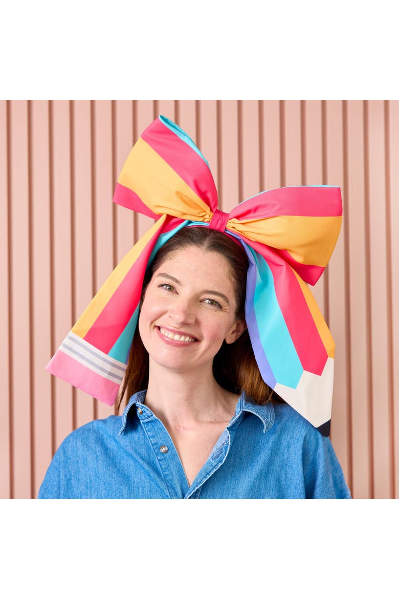 Jumbo Pencil Bow Party Accessory, Alternate, color, Multicolor