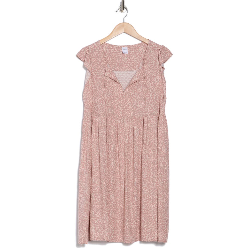 MELROSE AND MARKET MELROSE AND MARKET FLUTTER SLEEVE MINIDRESS
