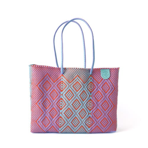 Tin Marin Sunset Woven Super Tote In Pink