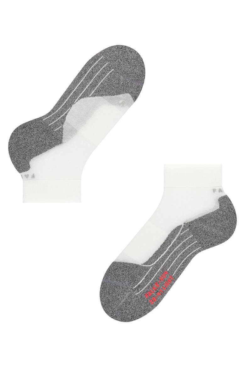RU4 Light Performance Running Socks, Alternate, color, White-Mix
