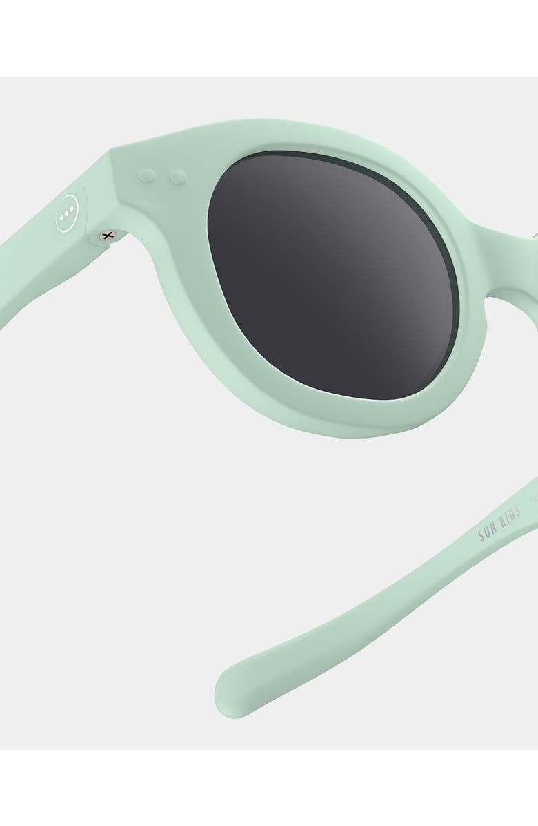 IZIPIZI #C 38mm Square Kids Sunglasses, Alternate, color, Aqua Green