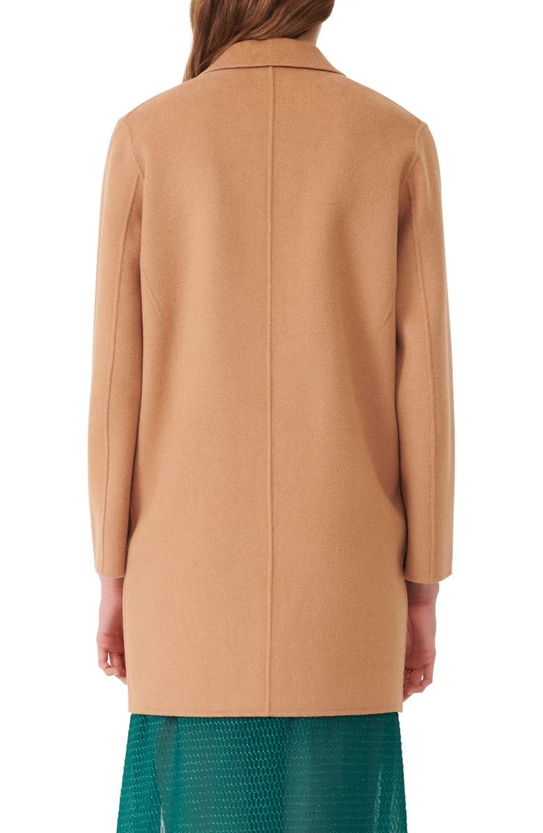 maje Wool Blend Coat, Alternate, color, 