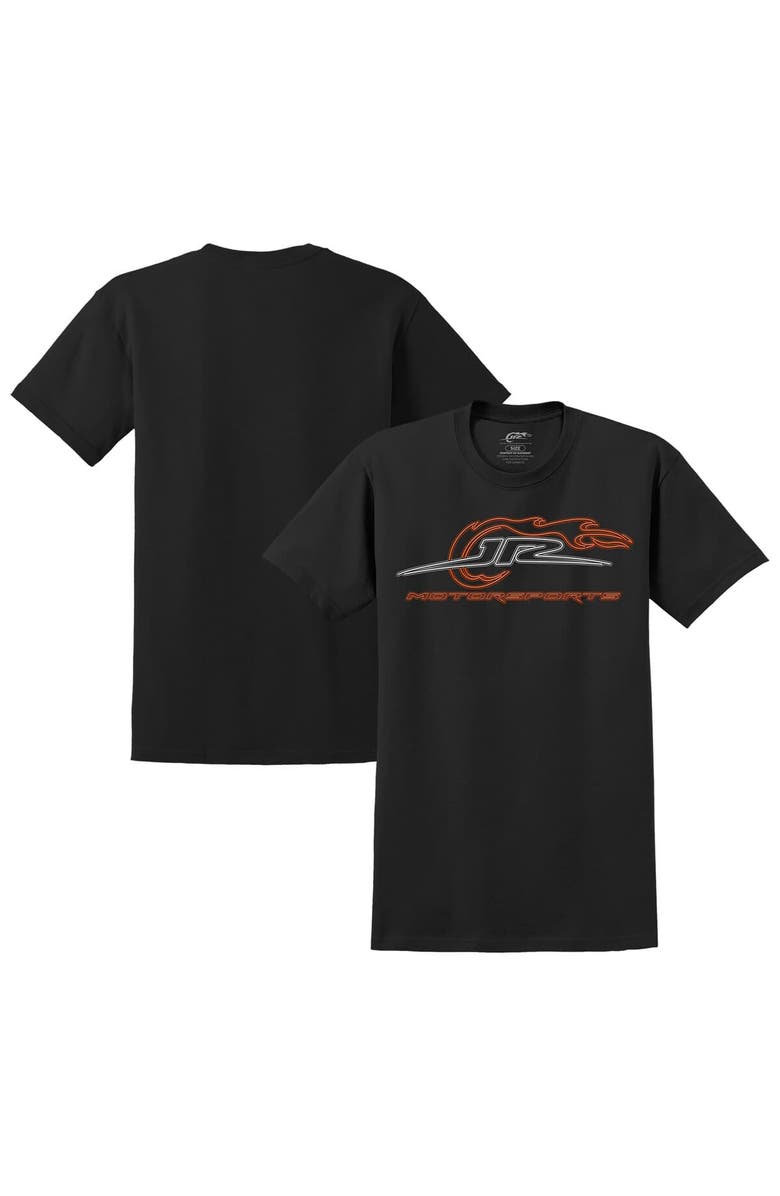 JR MOTORSPORTS OFFICIAL TEAM APPAREL Neon Logo T-Shirt - Black, Alternate, color, Black