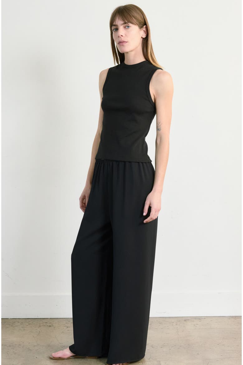 Classic Round Neck Tank, Alternate, color, Black