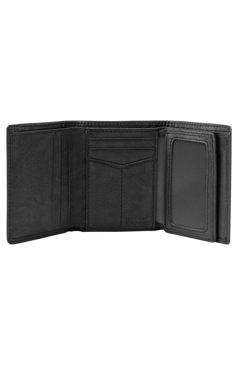 Fossil 'Ingram' Leather Trifold Wallet, Alternate, color, 