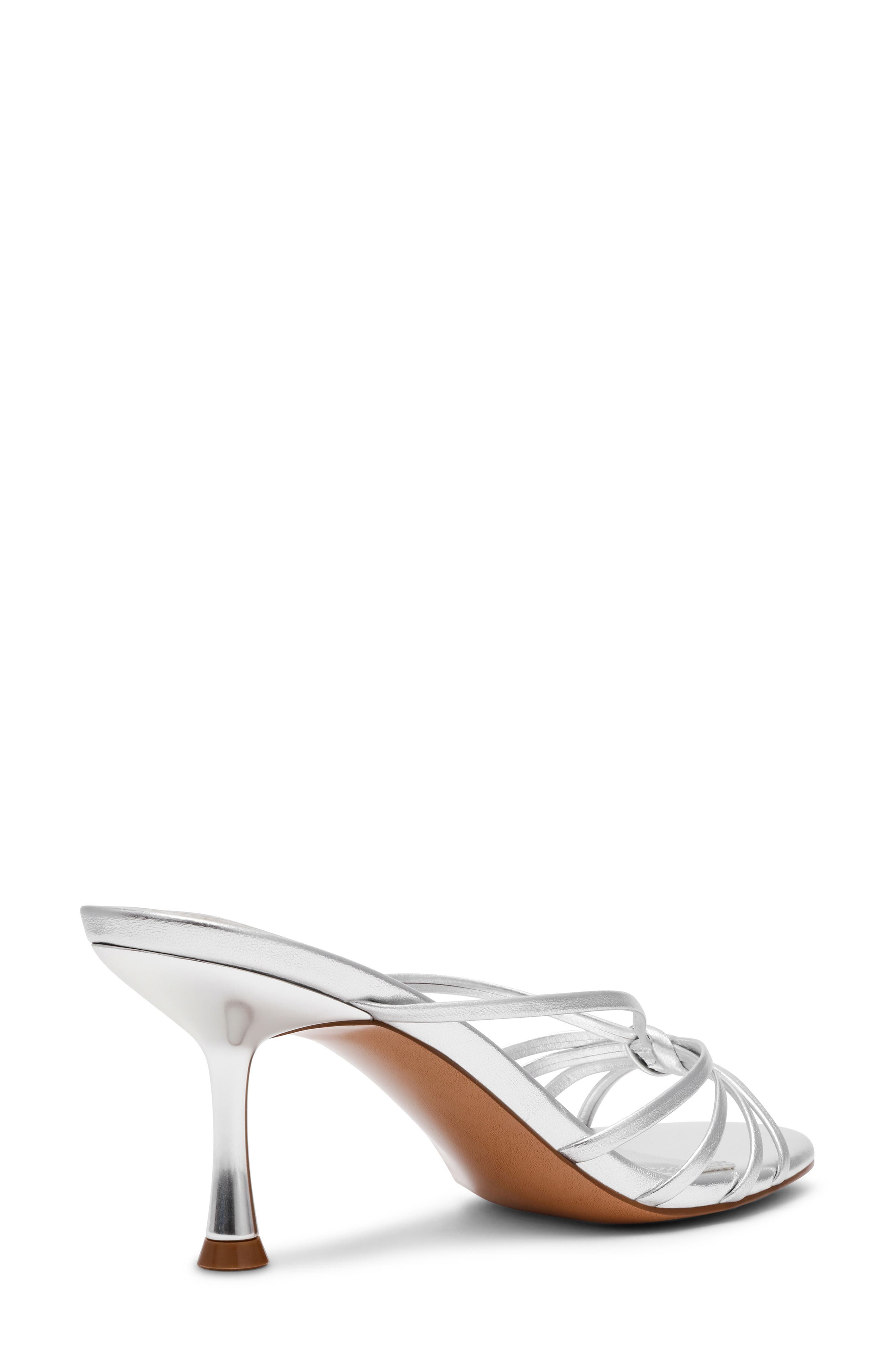 Steve Madden Edna Slide Sandal, Alternate, color, Silver