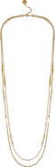 Vince Camuto Layered Chain Station Necklace