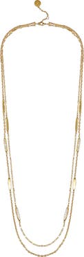 Vince Camuto Layered Chain Station Necklace