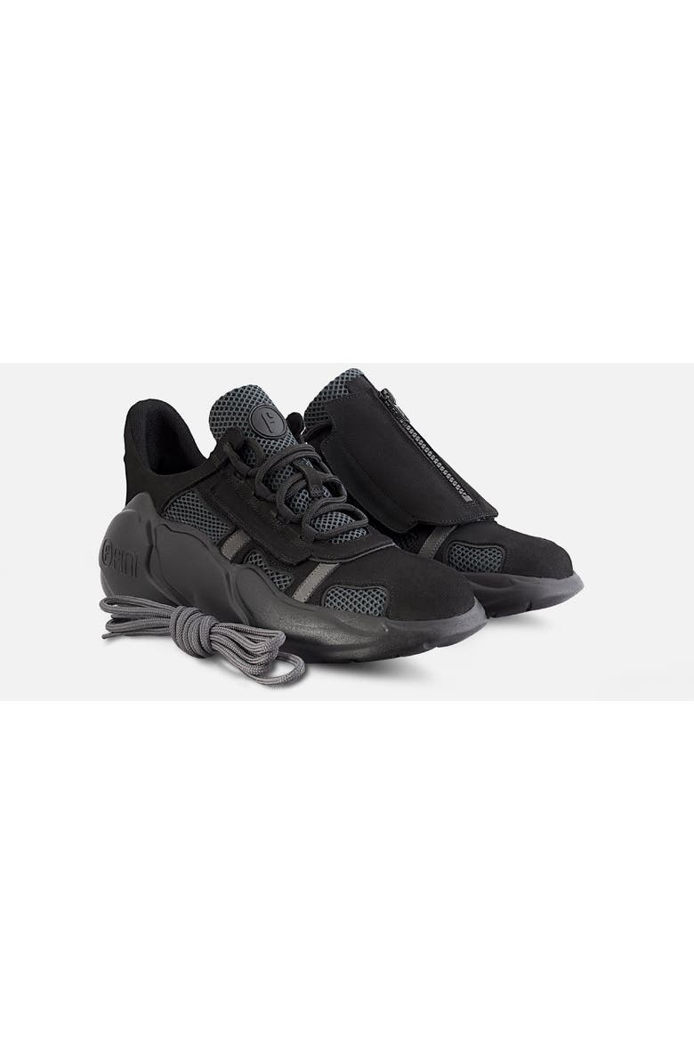 Fini Desiderata V2 Black Charcoal Sneaker - Unisex, Alternate, color, Black Charcoal