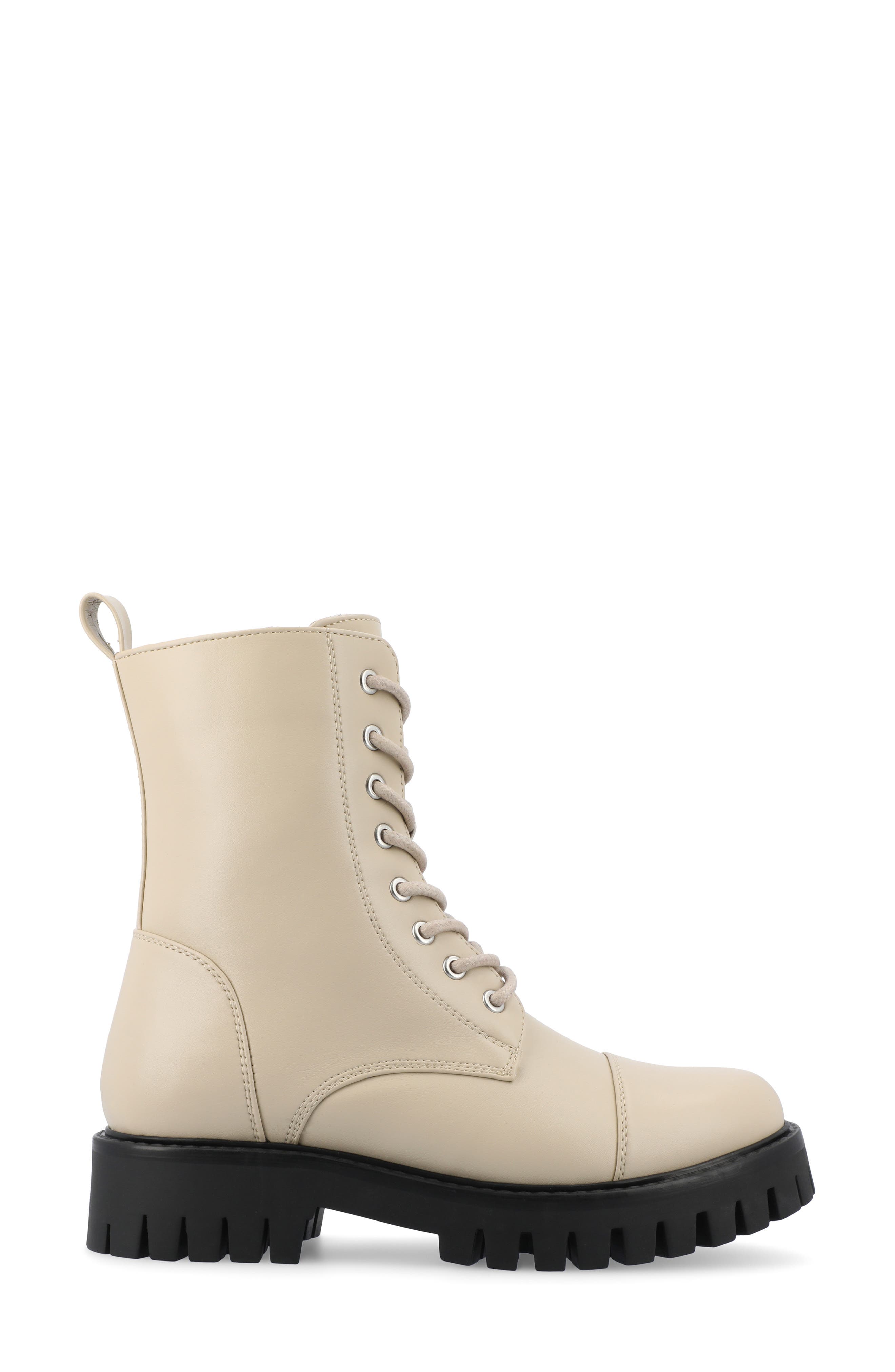 Journee Collection Aaley Bootie, Alternate, color, Bone