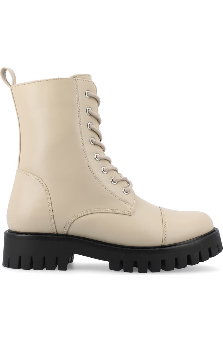 Journee Collection Aaley Bootie, Alternate, color, Bone