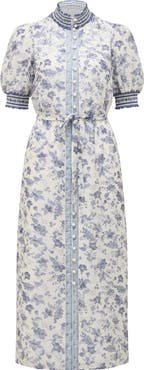 Ever New Rochelle Floral Midi Shirtdress