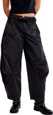 Free People Onset Cotton Twill Parachute Pants
