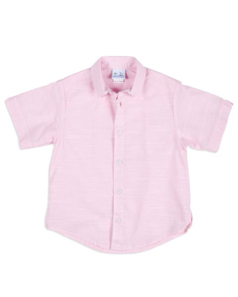 Linen Look Camp Shirt