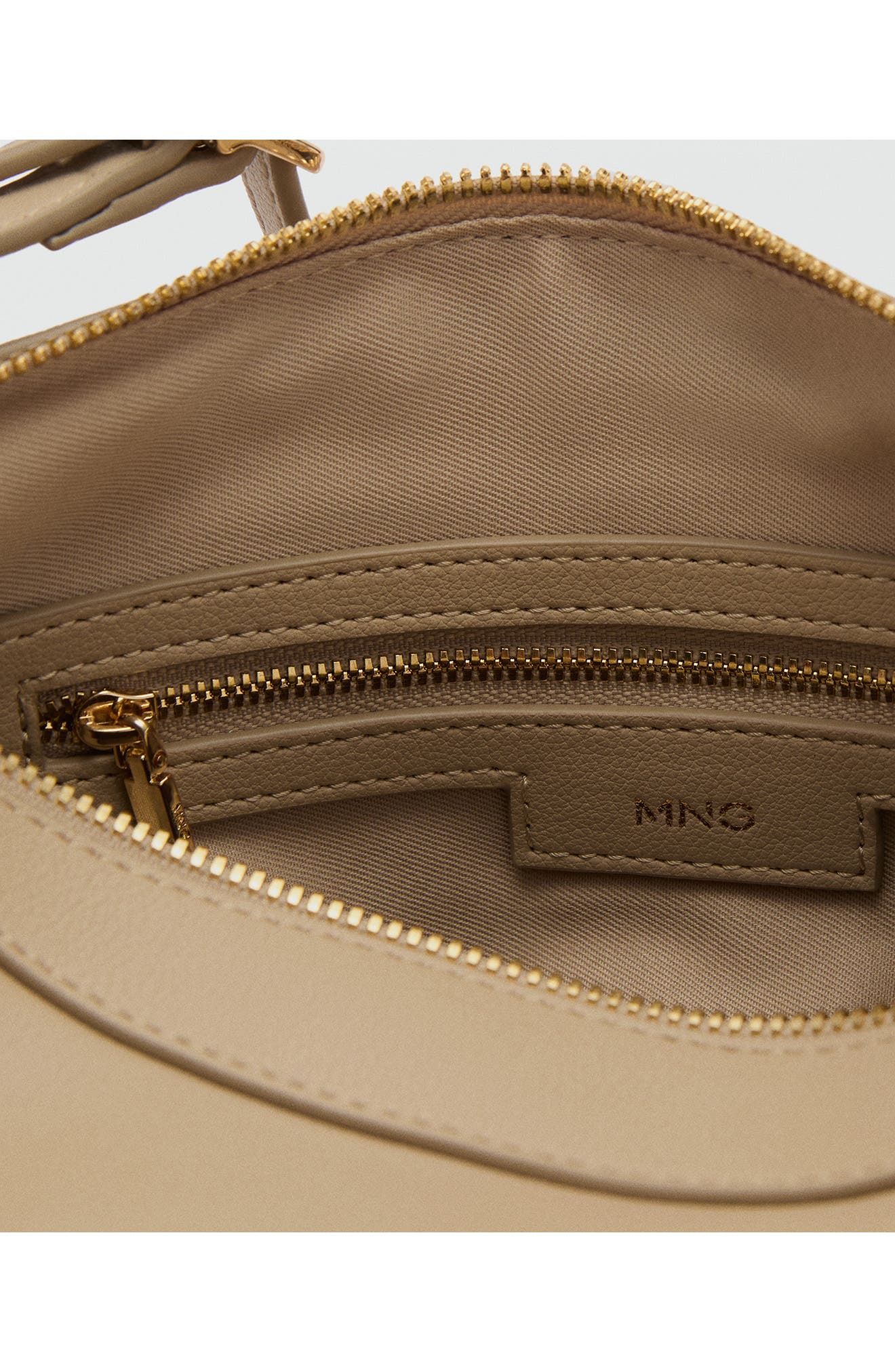 MANGO Faux Leather Shoulder Bag, Alternate, color, 