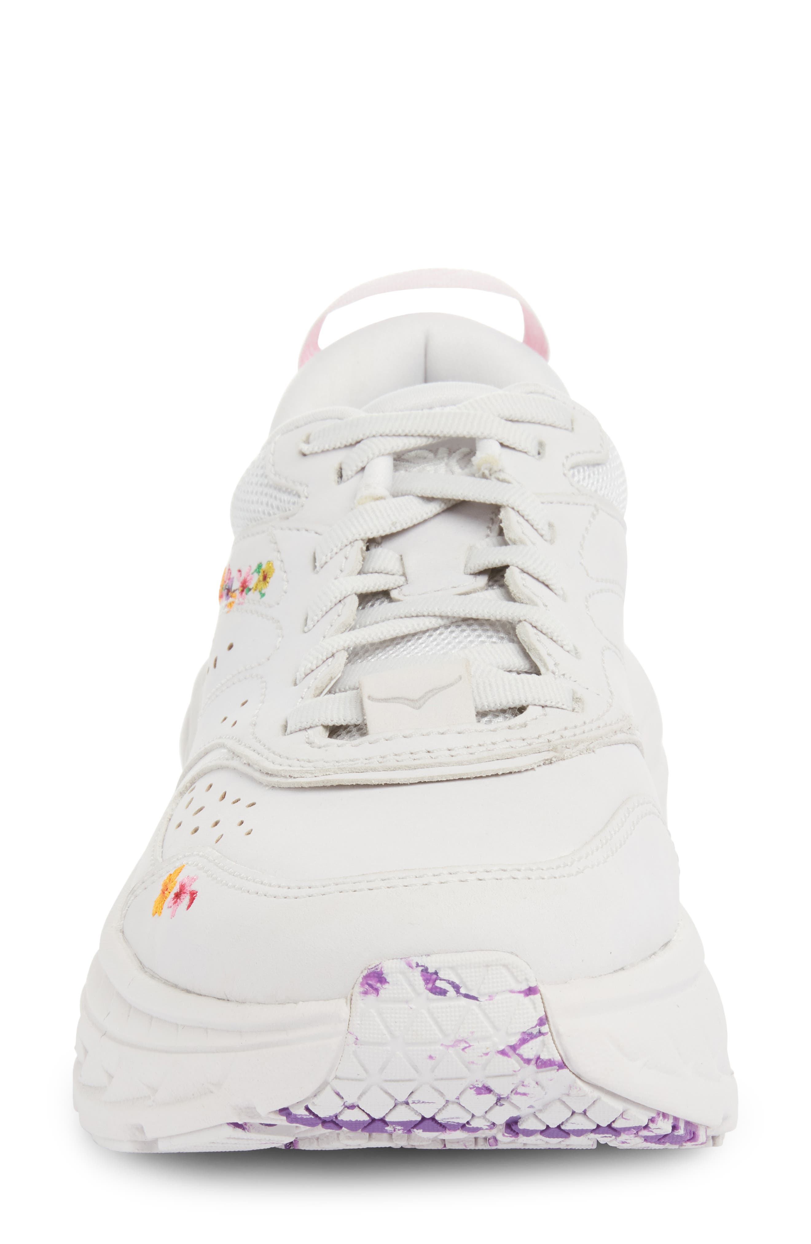 HOKA Vibrant Bloom Bondi L BP Sneaker, Alternate, color, 