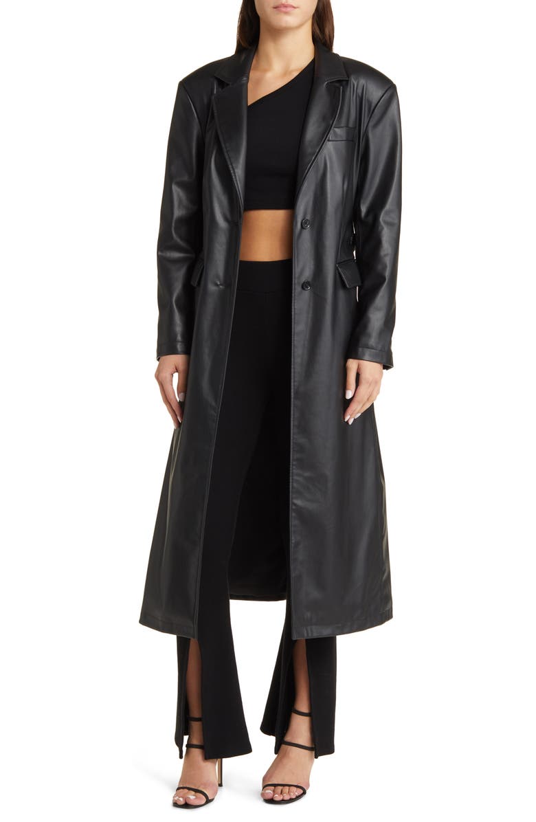 AG x EmRata Valentina Belted Coat, Main, color, 