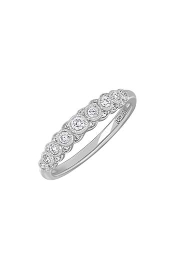 Bony Levy Monaco 18k White Gold Diamond Stackable Ring In Gray