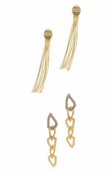 Adornia Set of 2 Drop Earrings