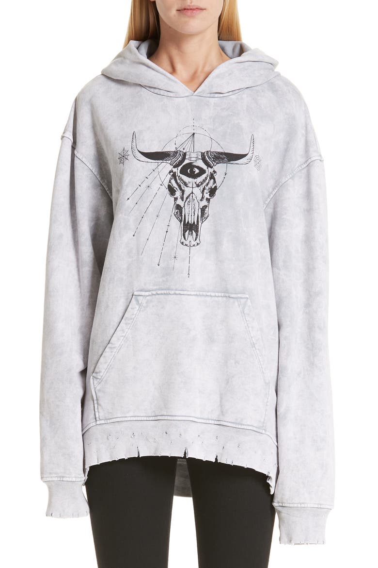 Perfect Tombstone Hoodie, Main, color, ACID GREY